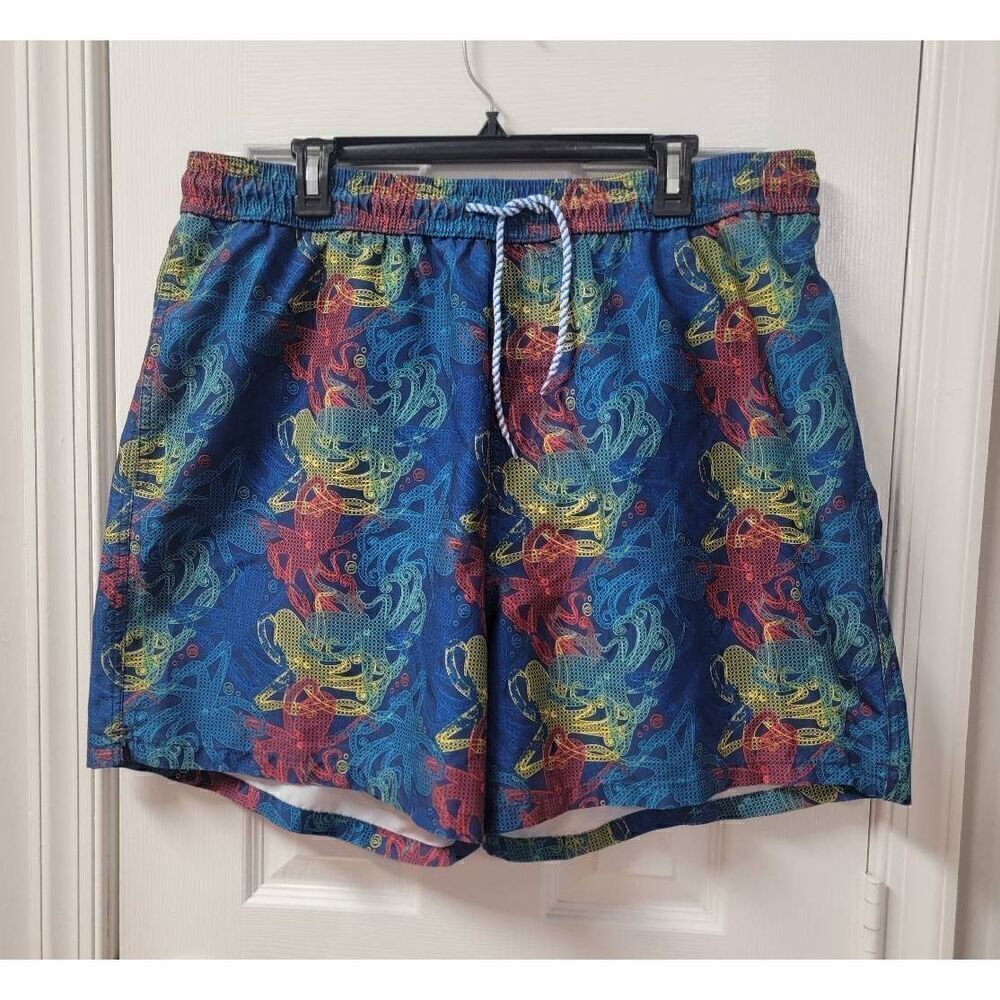 Southern Tide Men's Skipjack Octopus  Trunks XXL 5"
